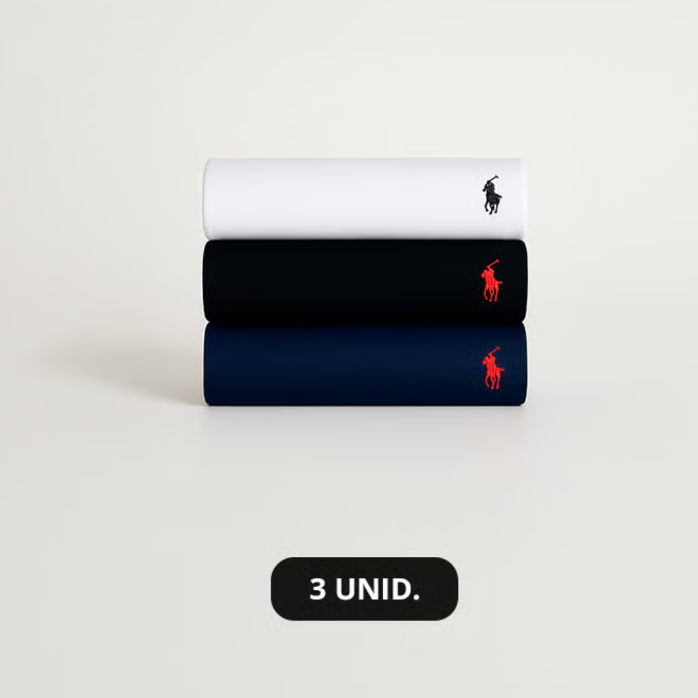 Kit 3 Camisetas Básica RL