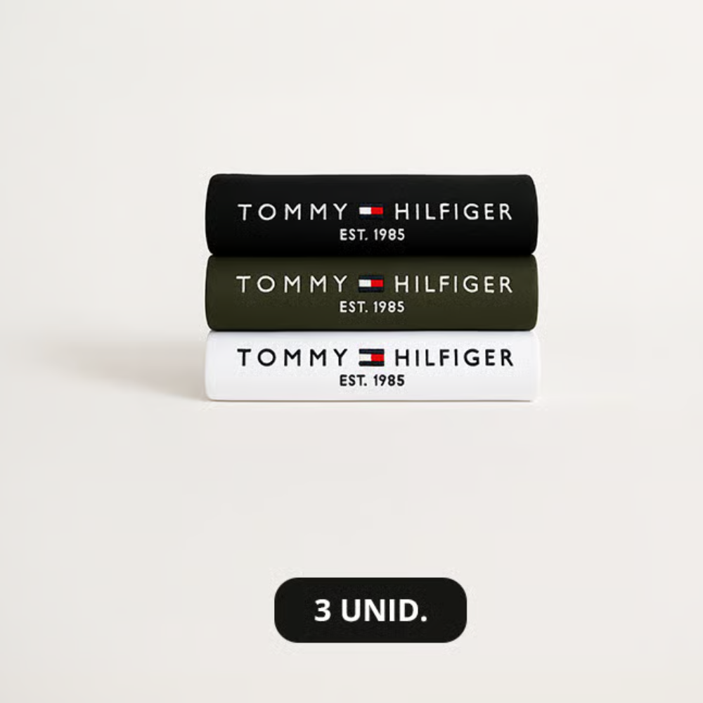 Kit 3 Camisetas Tommy Hilfiger 1985