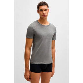 Kit 3 Camisetas Hugo Boss Em Algodão Com Logo